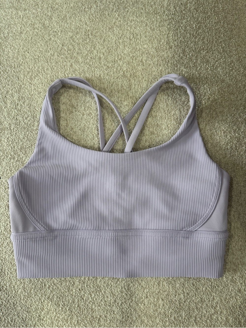 Lululemon Energy ribbed sports bra size 8